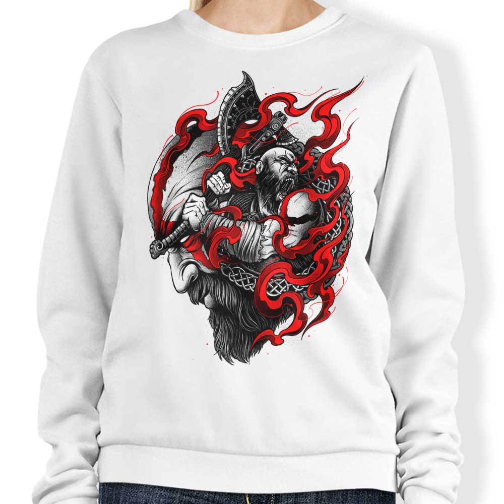 Get Ready for Battle - Glitchygorilla's War-themed Sweatshirt