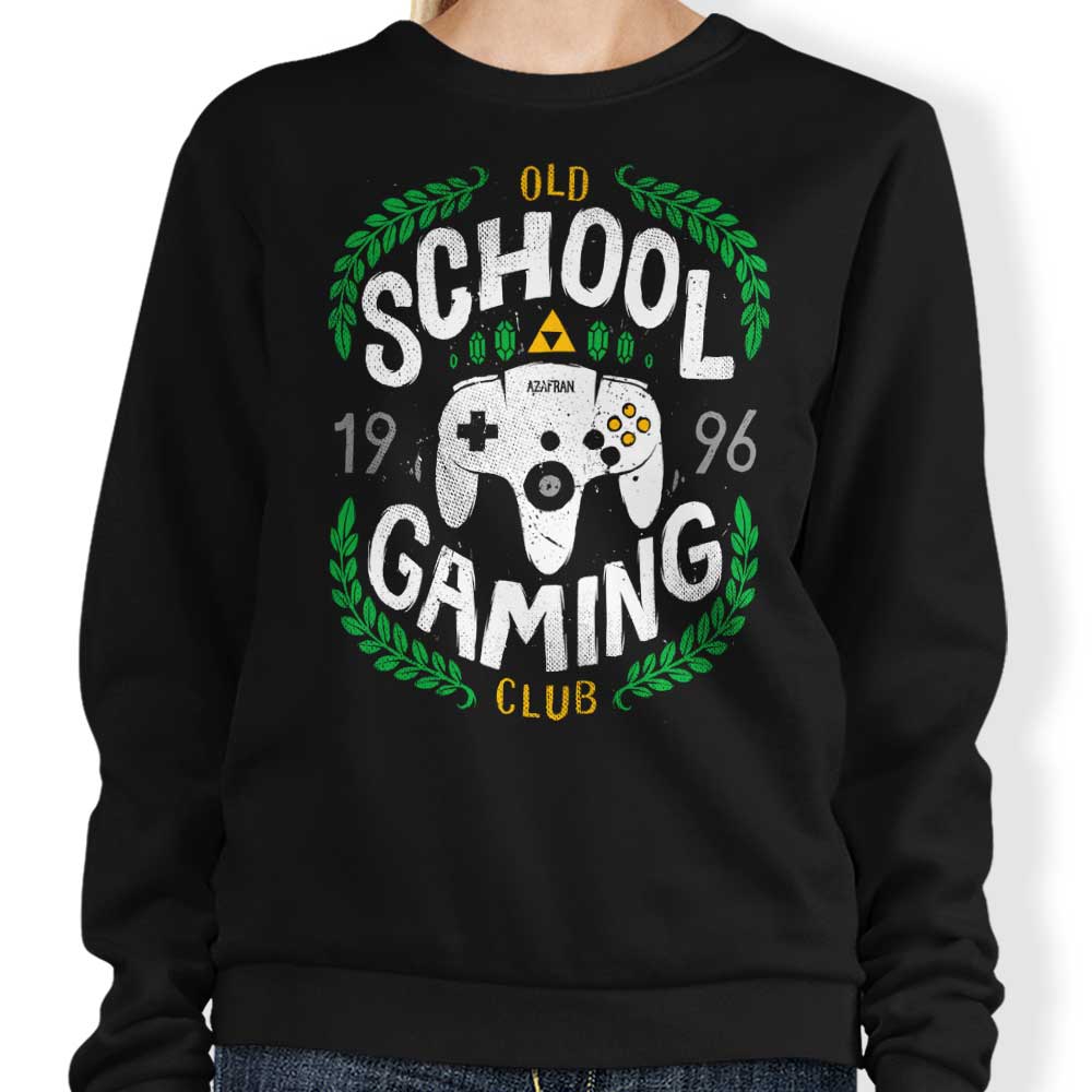 Azafran's 64 Gaming Club Crewneck Sweatshirt in S - 4XL Sizes
