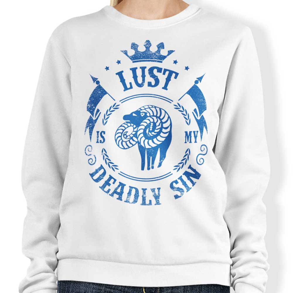 Typhoonic Art 'Lust is My Sin' Crewneck Sweatshirt for Men and Women