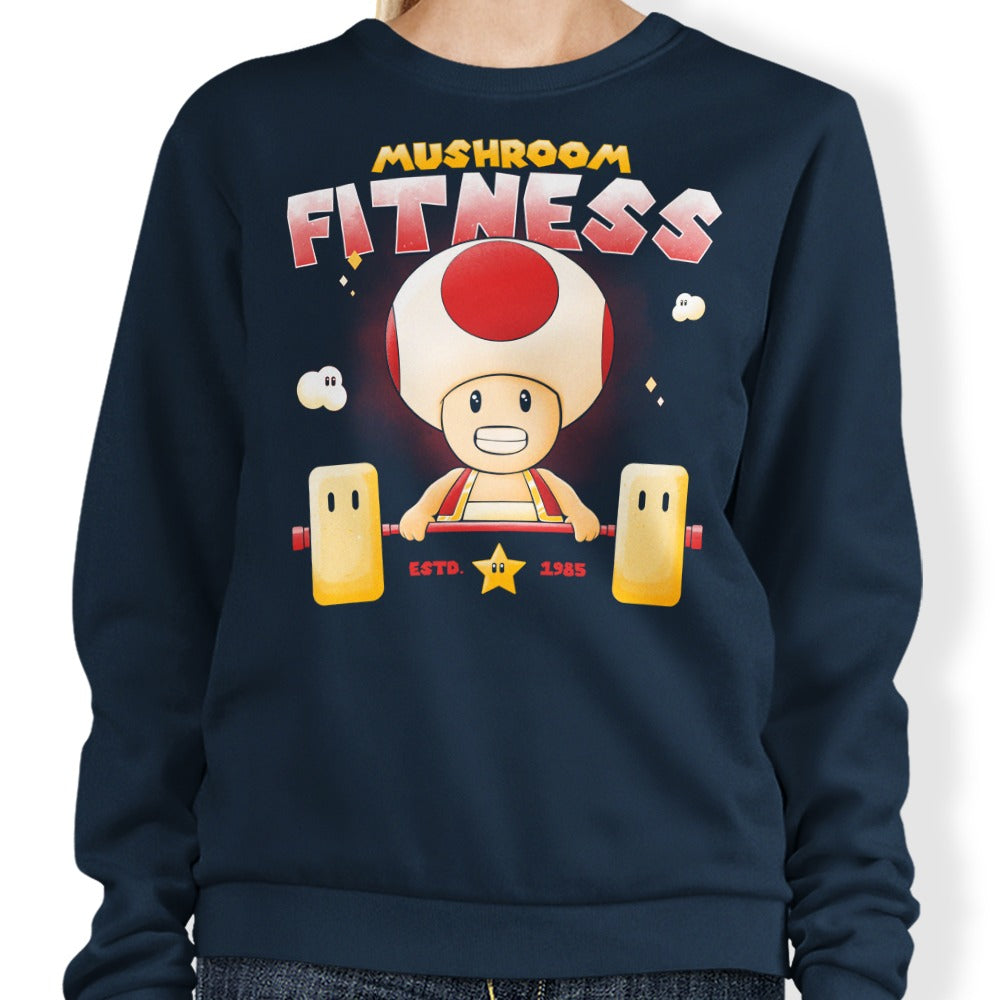 Mushroom - Inspired Fitness Sweatshirt for Active Lifestyles