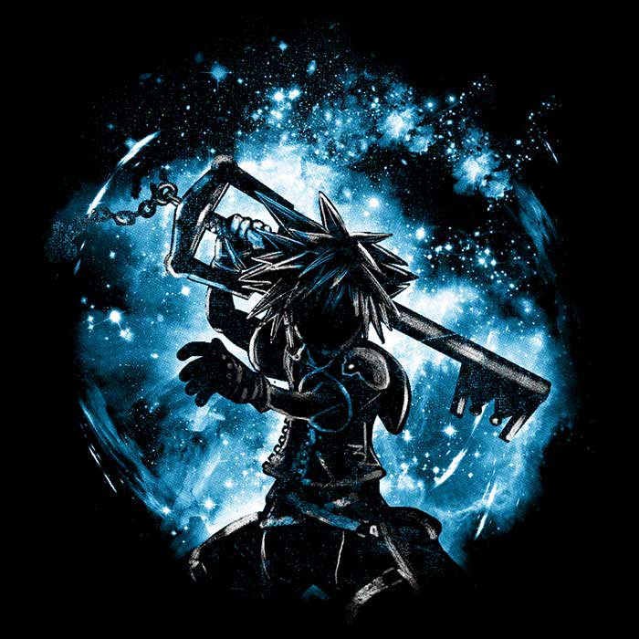 Cosmic Keyblade Crewneck Sweatshirt for Comfort and Style