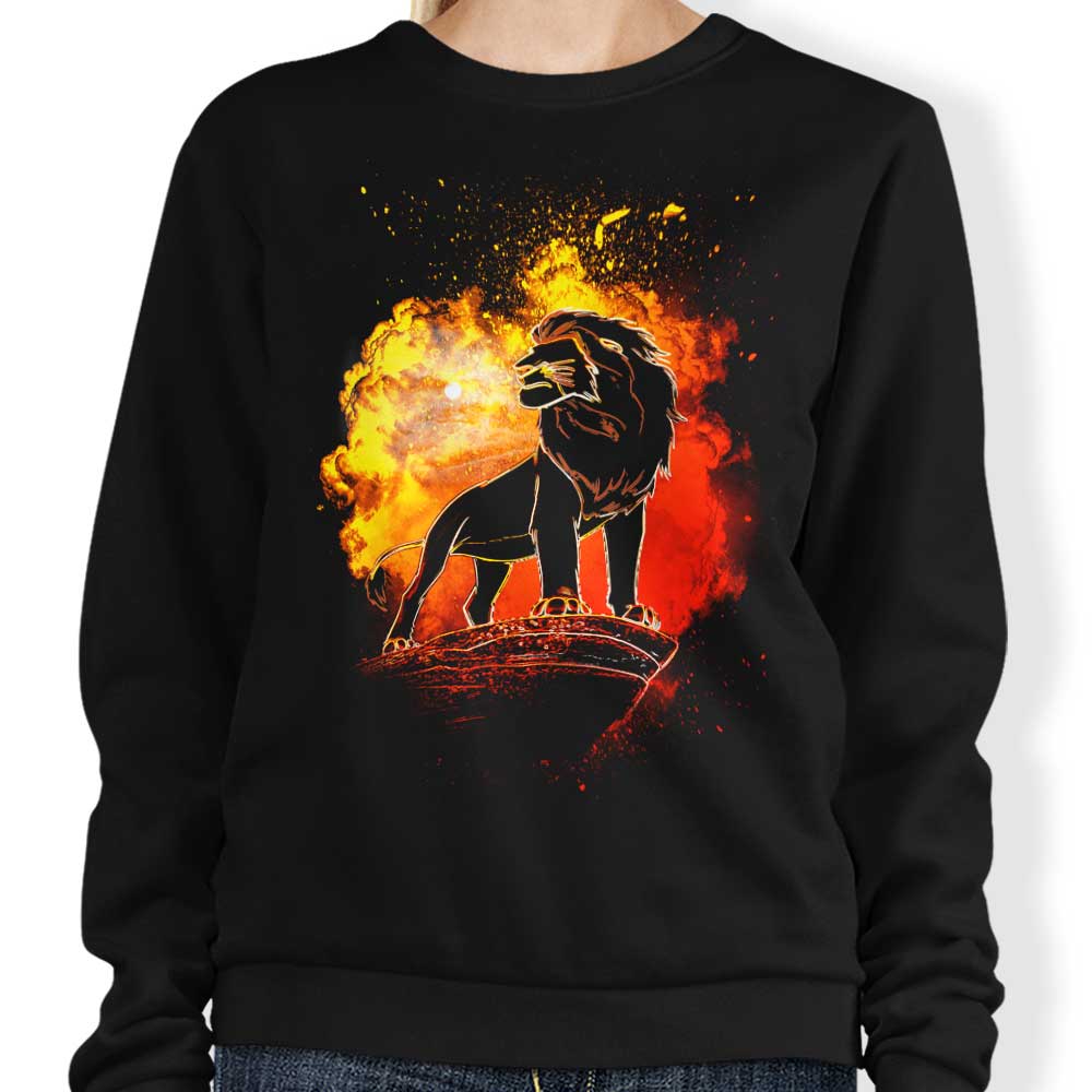 King's Spirit Crewneck Sweatshirt - A Fashionable Apparel from Donnie Illustrations