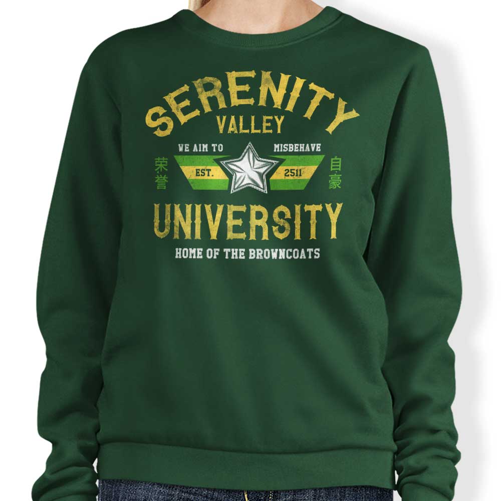 Arinesart's Comfortable Serenity Valley University Crewneck Sweatshirt