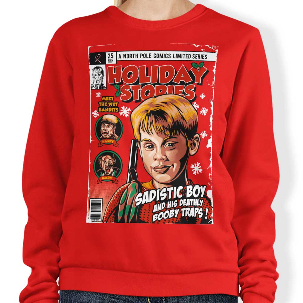 Kevin's Holiday Stories Crewneck Sweatshirt - Comfortable and Durable Apparel