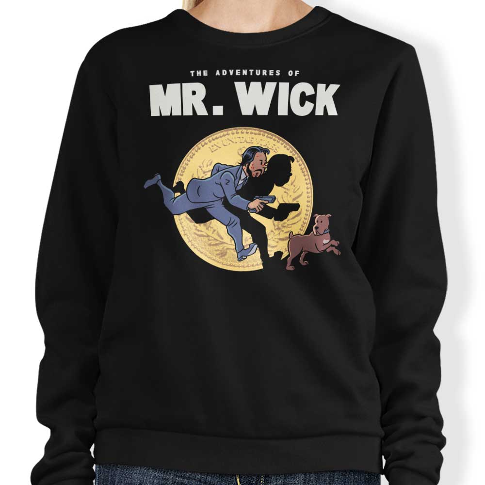 Comfortable Rustenico's Mr. Wick Adventures Crewneck Sweatshirt