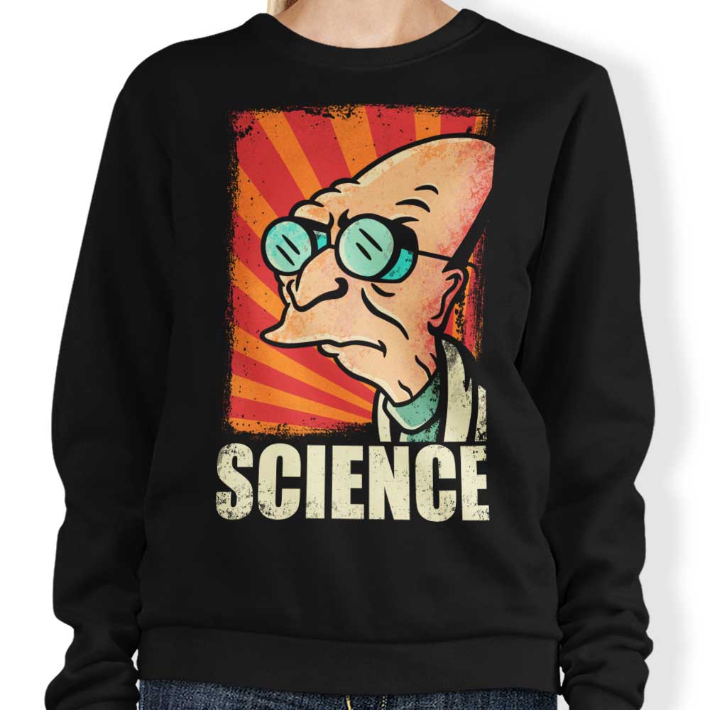 Science-themed Crewneck Sweatshirt by Firebeard