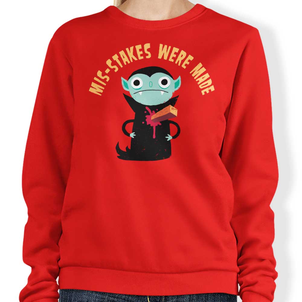 DinoMike's Mis-Stakes Were Made Crewneck Sweatshirt for All Sizes
