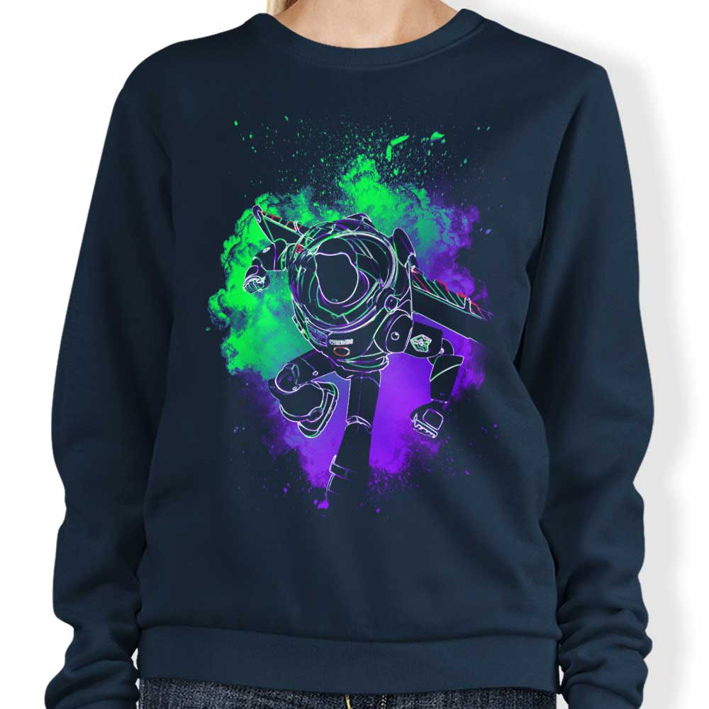 Donnie Illustrations' Cosmic Space Ranger Soul Crewneck Sweatshirt