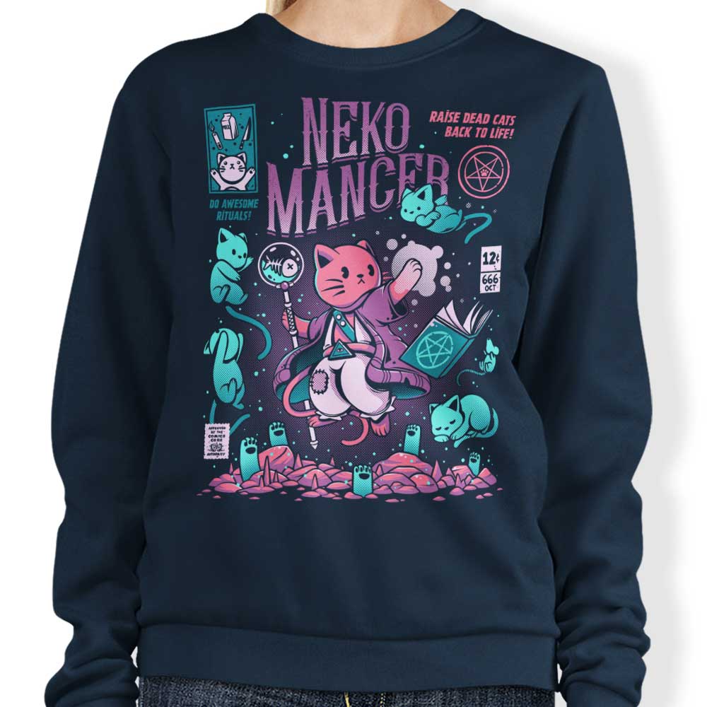 Ilustrata's Stylish Nekomancer Sweatshirt for Fashion Lovers