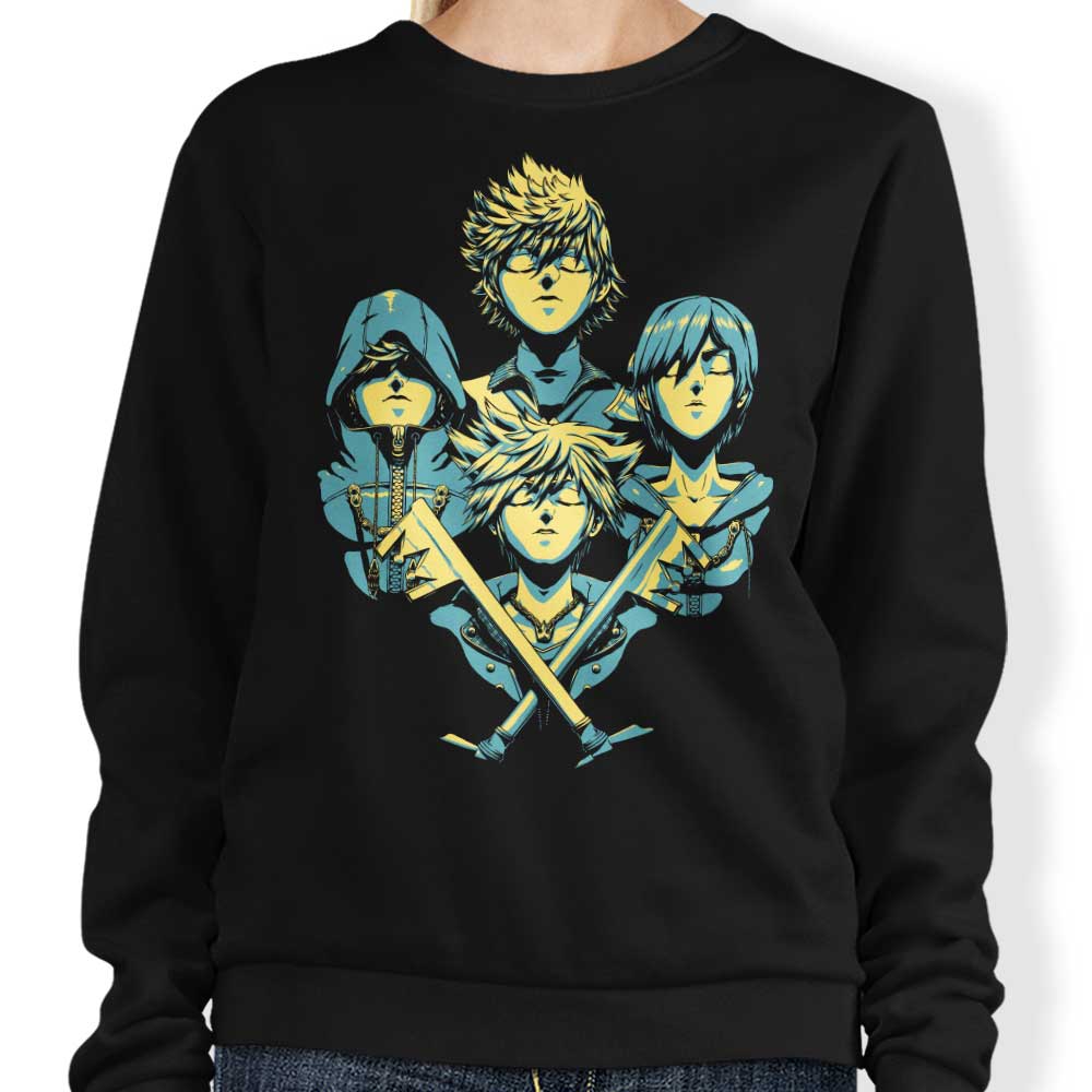 Japu's Enchanting Rhapsody Hearts Sweatshirt for Fashion Lovers