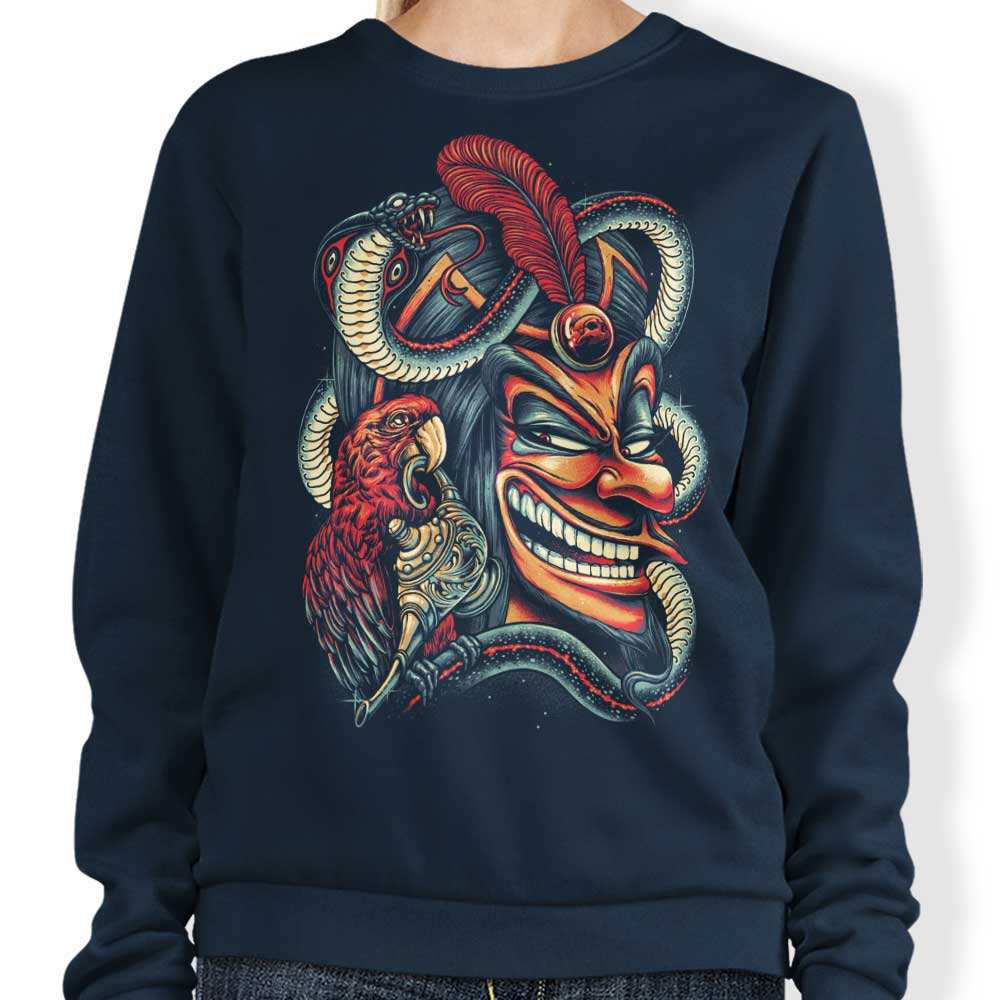 Glitchygorilla's Hunger for Power Crewneck Sweatshirt in S - 4XL Sizes