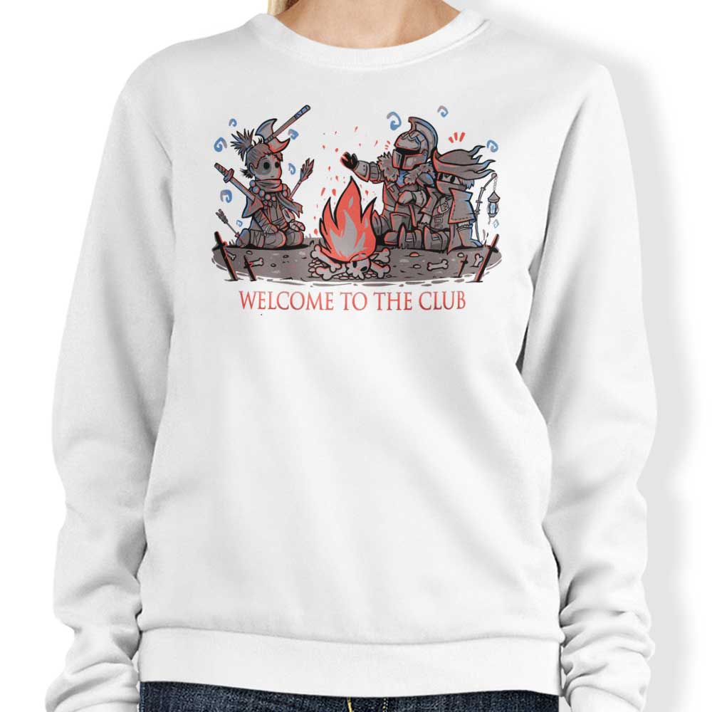 TechraNova's Welcome to the Club Crewneck Sweatshirt - Comfortable and Stylish Apparel
