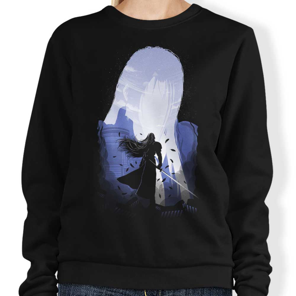 Donnie Illustrations' One - Winged Landscape Crewneck Sweatshirt in S - 4XL
