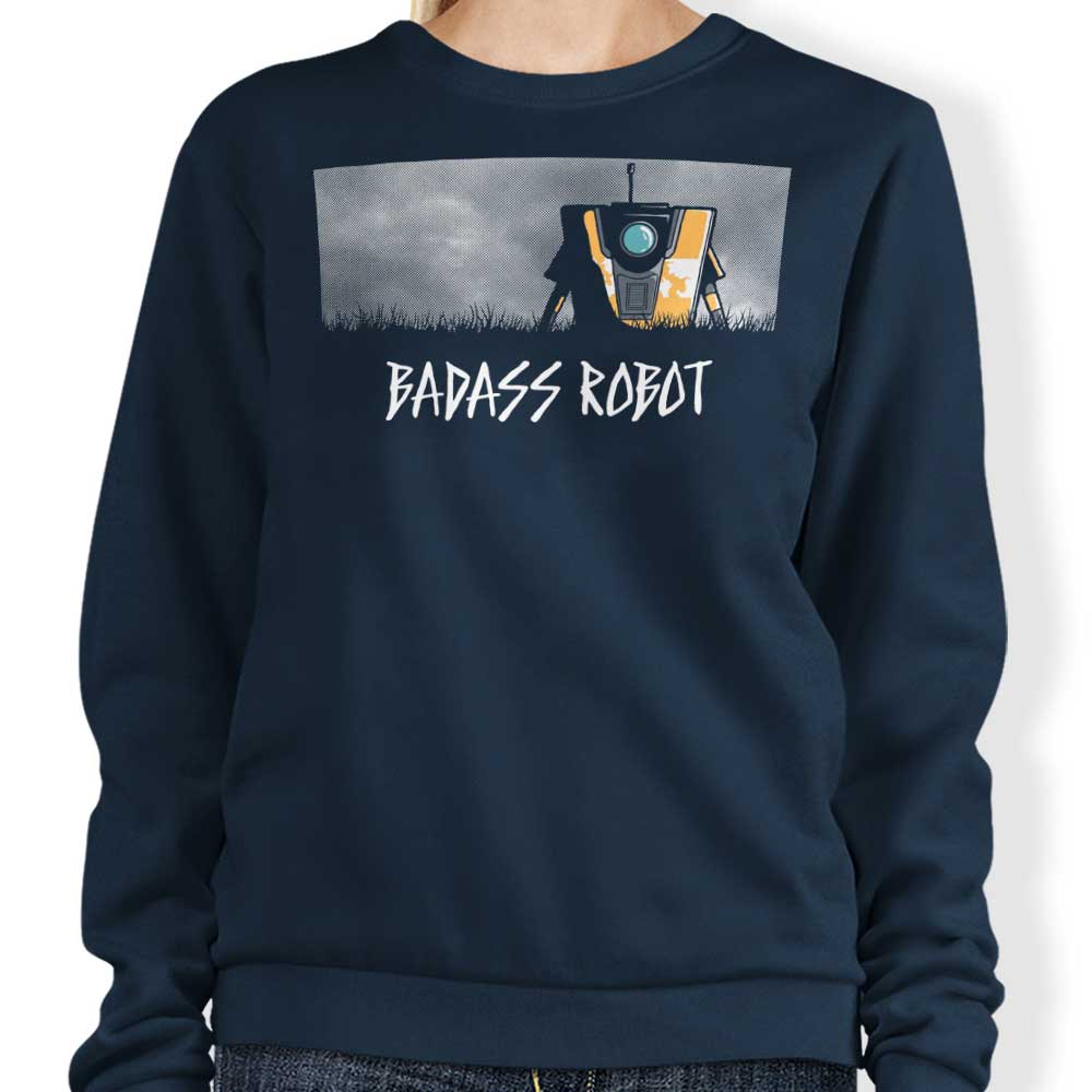Adho1982's Awesome Badass Robot Crewneck Sweatshirt in S - 4XL