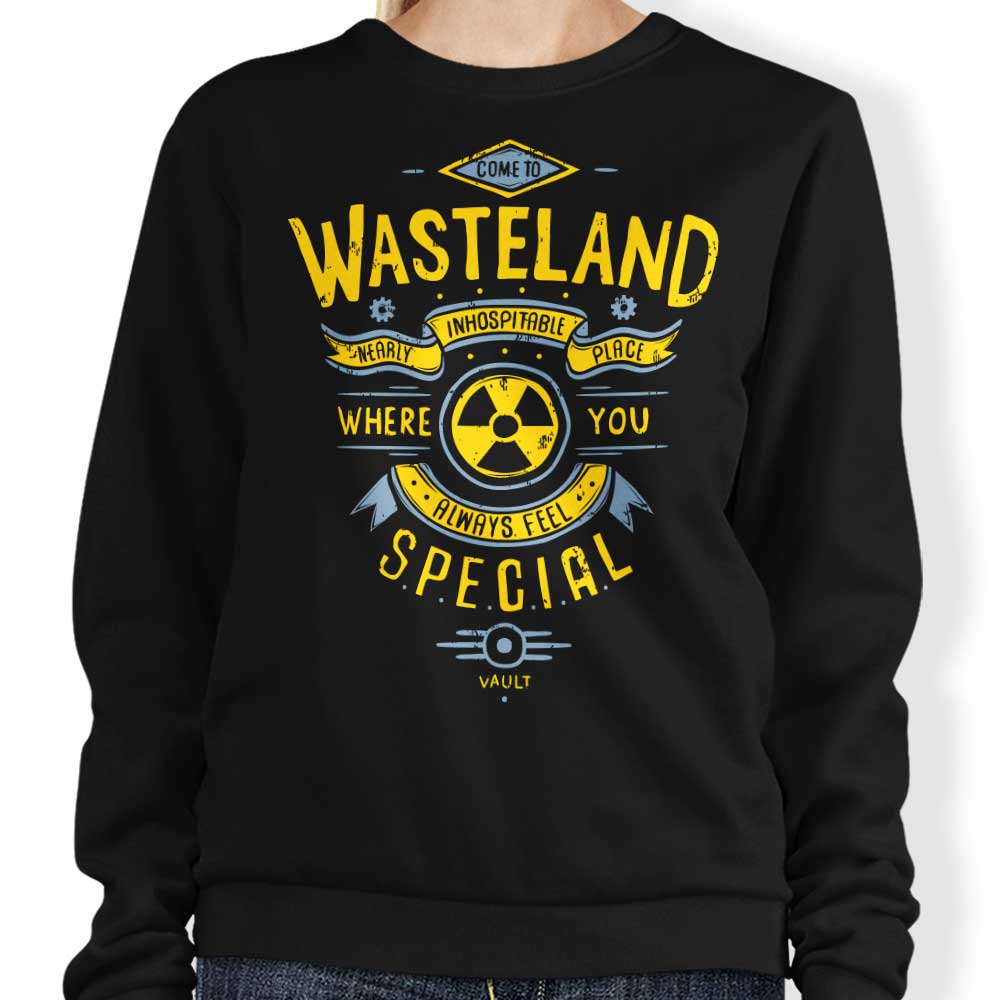 Typhoonic Art's 'Come to Wasteland' Crewneck Sweatshirt in S - 4XL Sizes
