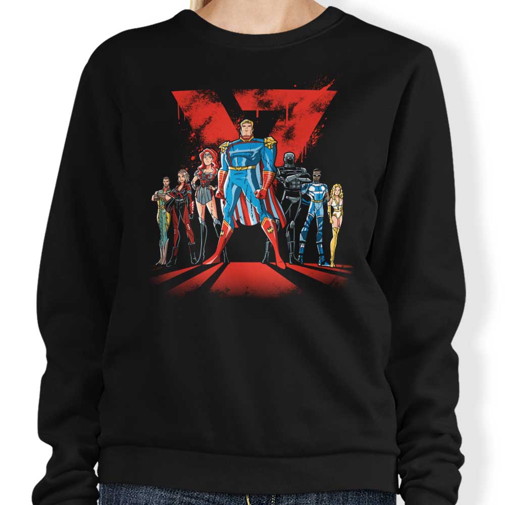 Prime Premne Design Supes League Issue 2 Crewneck Sweatshirt in S - 4XL