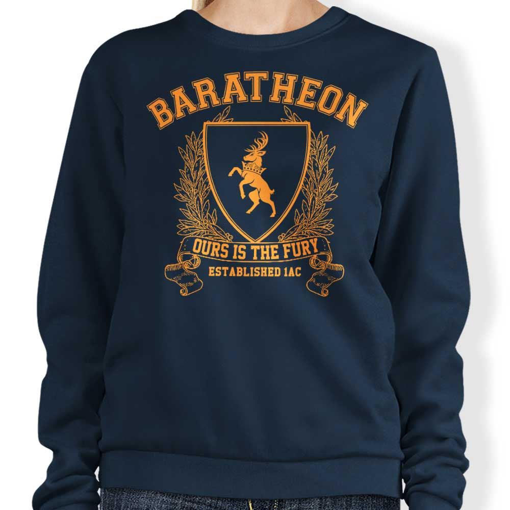 Digital Phoenix Baratheon University Crewneck Sweatshirt for Men and Women in Sizes S to 4XL