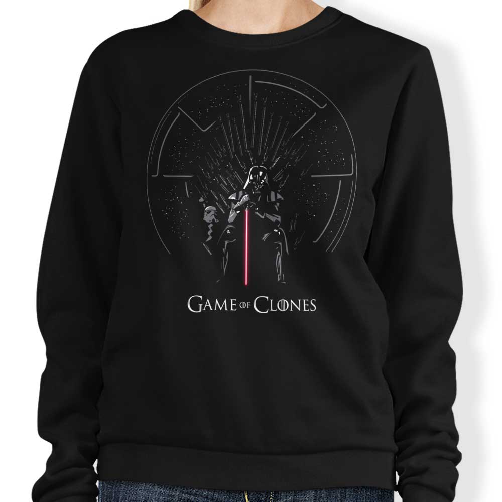 Foureyedesign Game of Clones Crewneck Sweatshirt for All Sizes