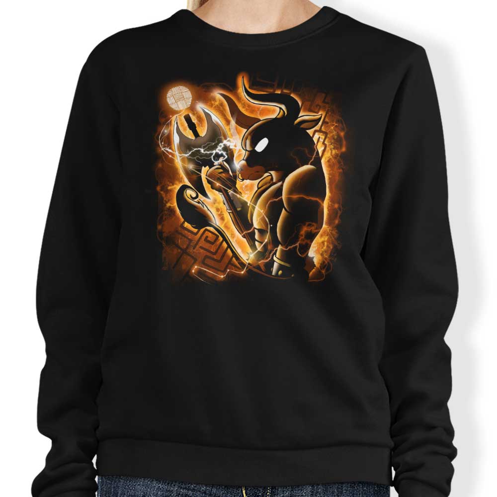 Vallina84 Minotaur Crewneck Sweatshirt in S - 4XL Sizes
