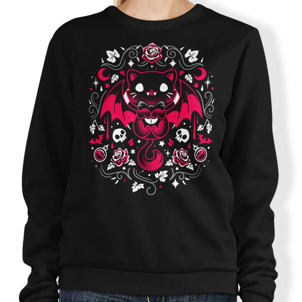 Mysterious 'Purrs of Darkness' Unisex Sweatshirt