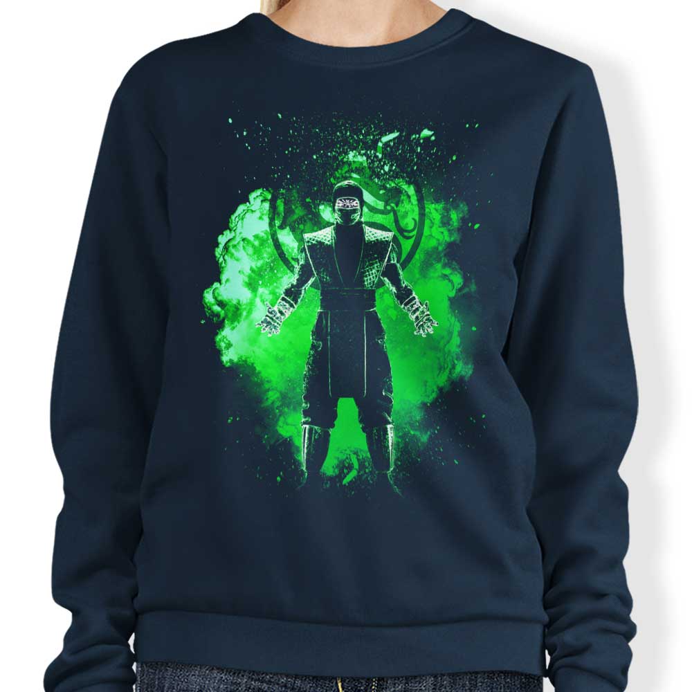 Donnie Illustrations' Reptile Soul Crewneck Sweatshirt in S - 4XL Sizes