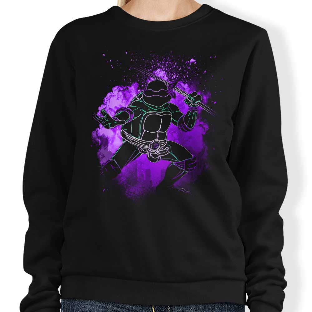 Purple Soul Comfort Crewneck Sweatshirt by Donnie Illustrations