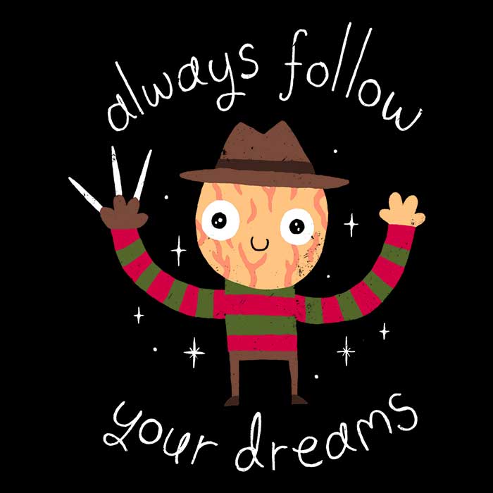 Inspiring 'Always Follow Your Dreams' Crewneck Sweatshirt in S - 4XL Sizes