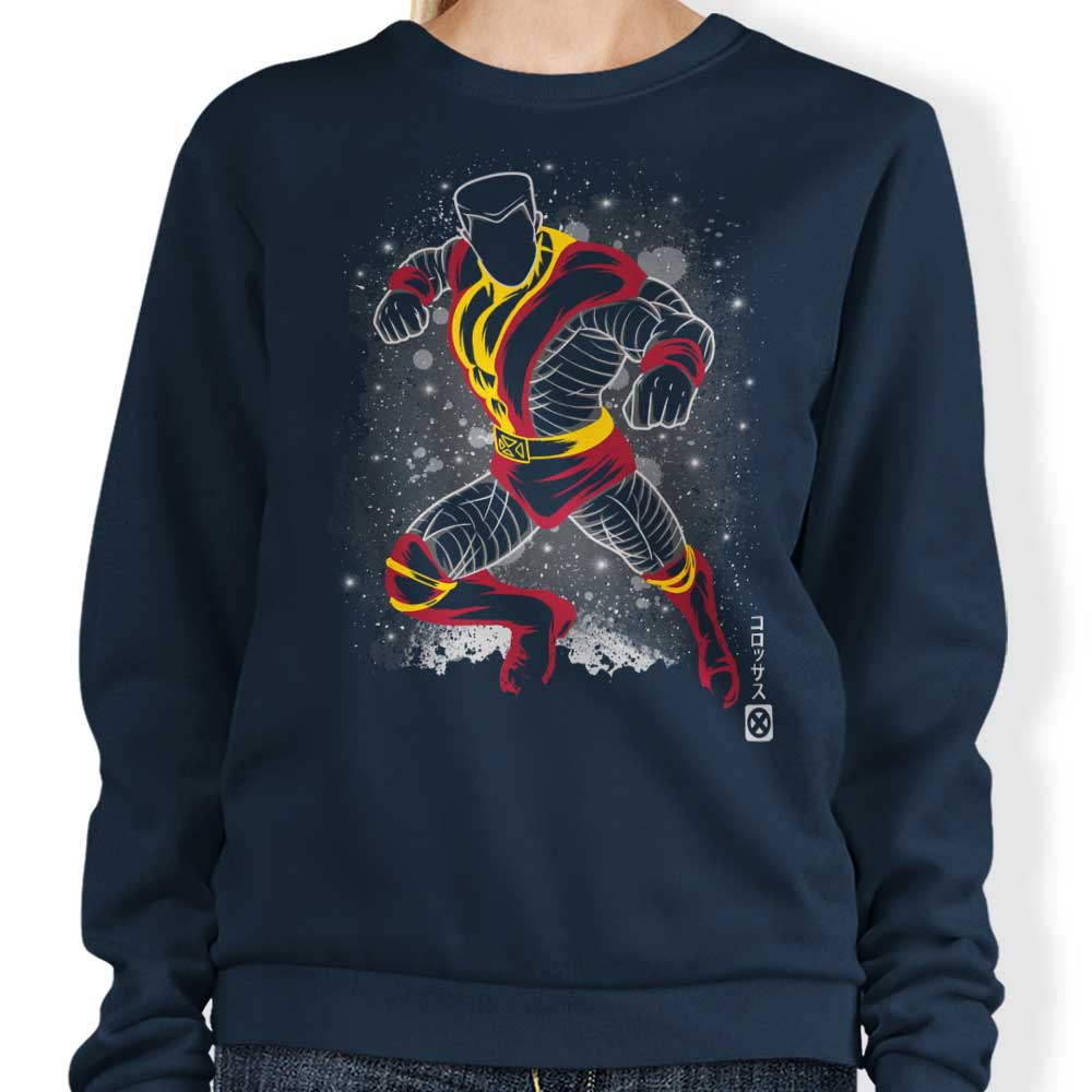 Organic Steel Crewneck Sweatshirt by Soulkr - Comfortable and Durable