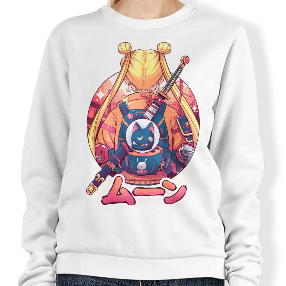 Bruno Mota's Comfortable Winter Moon Crewneck Sweatshirt