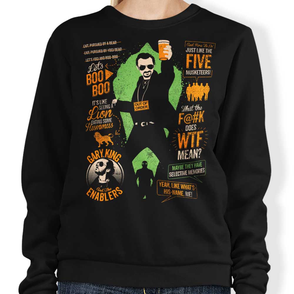Unique World's End Quotes Crewneck Sweatshirt for Fashion Enthusiasts