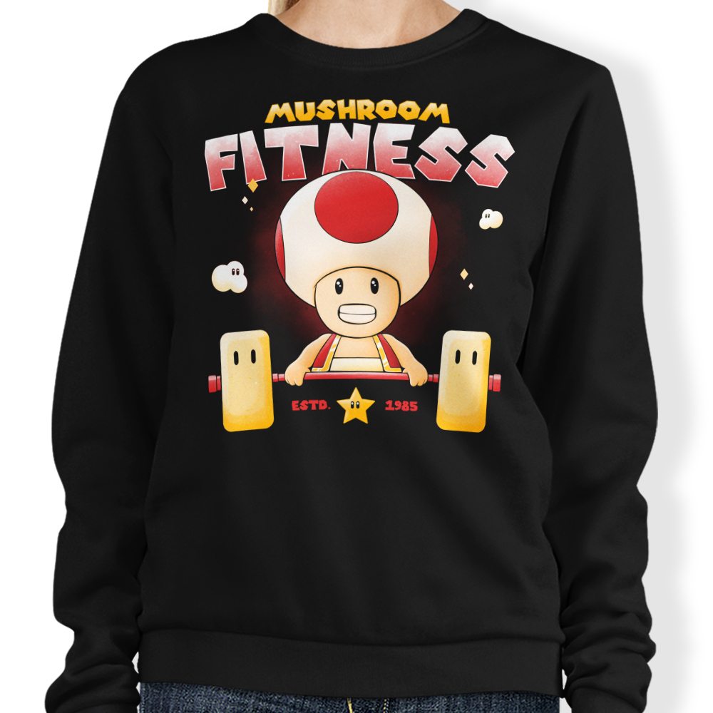 Mushroom - Inspired Fitness Sweatshirt for Active Lifestyles