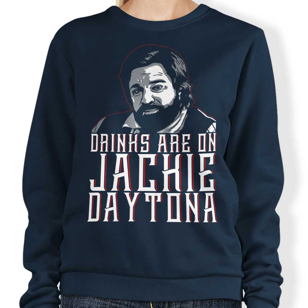 CoD Designs 'Drinks on Me' Comfortable Crewneck Sweatshirt in S - 4XL