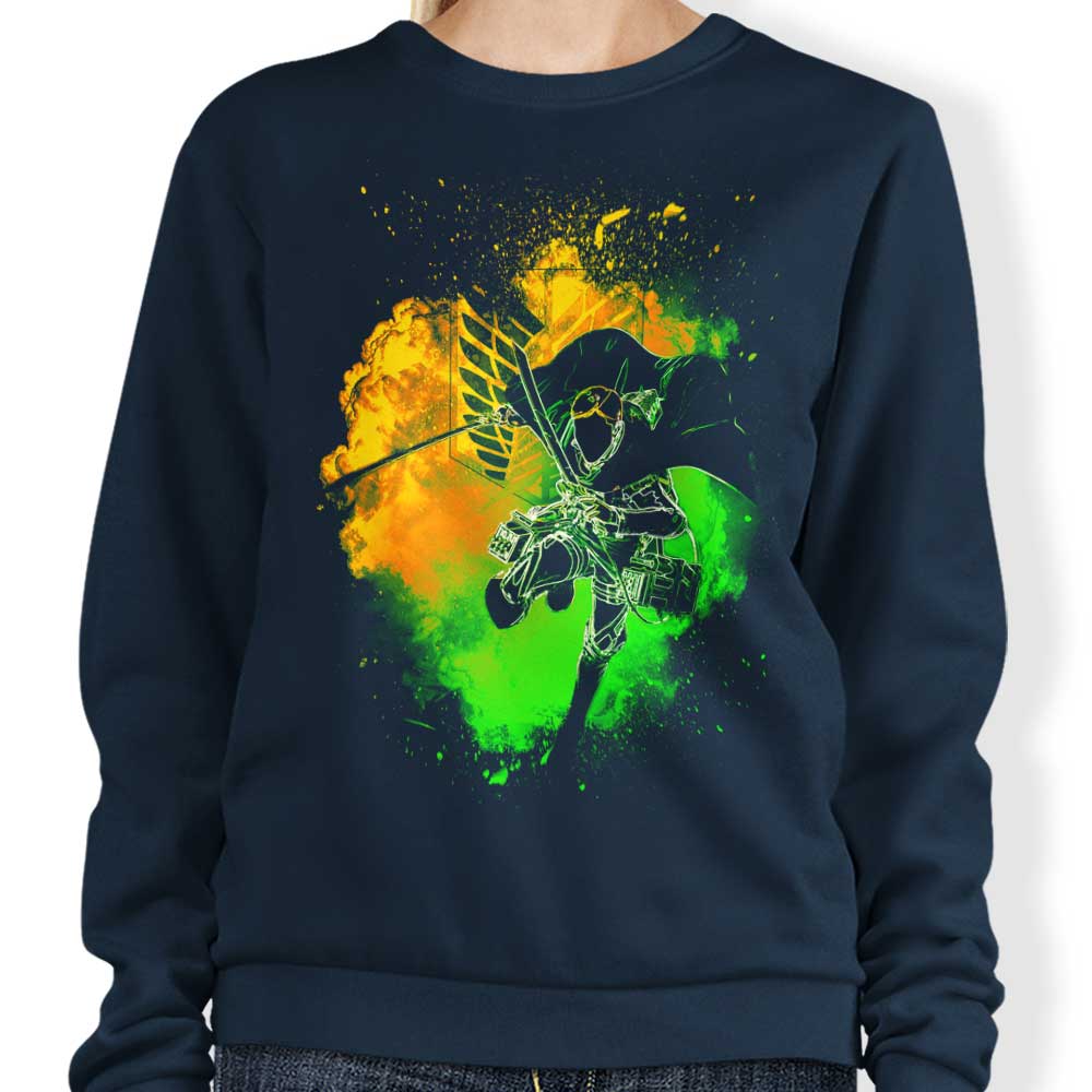 Donnie Illustrations - Commander's Soul Crewneck Sweatshirt in S - 4XL Sizes