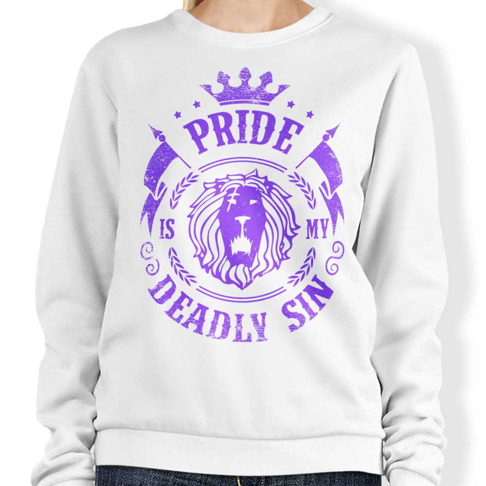 Typhoonic Art's 'Pride is My Sin' Comfortable Crewneck Sweatshirt