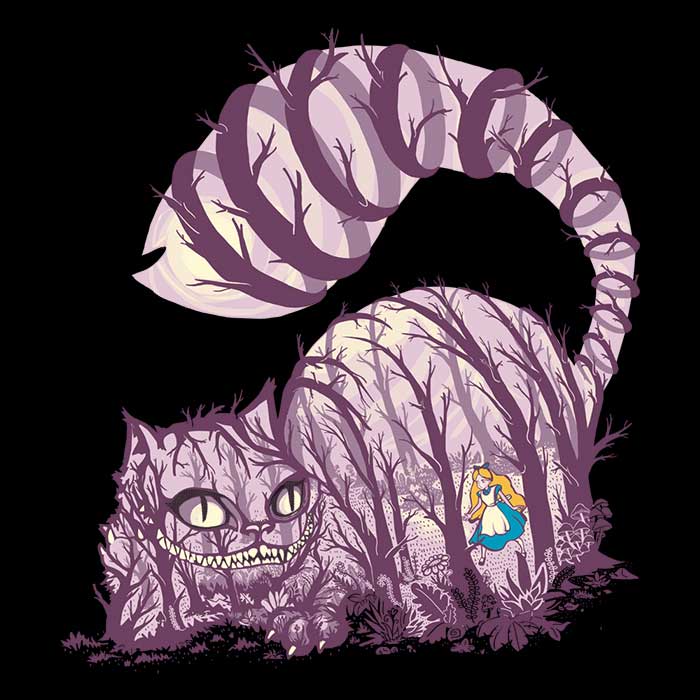 Harantula's Comfortable Inside Wonderland Crewneck Sweatshirt in S - 4XL