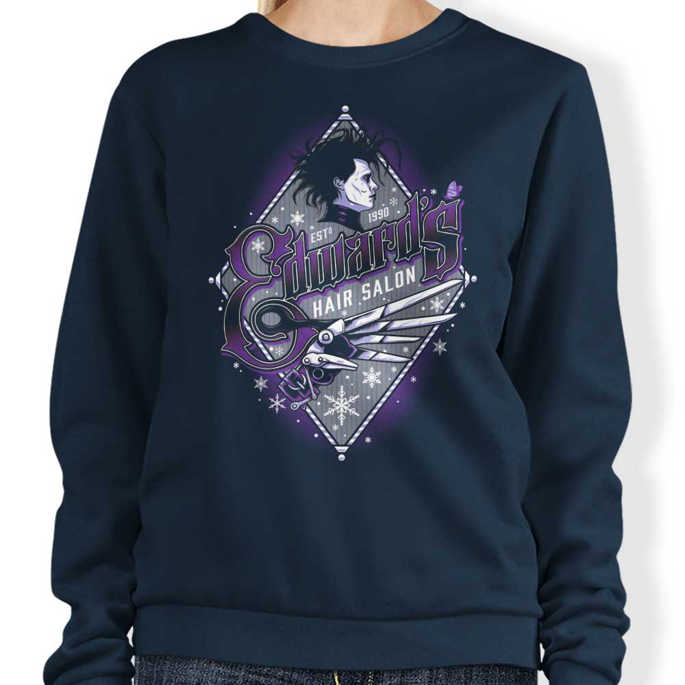 Nemons' Comfortable Edwards Hair Salon Crewneck Sweatshirt in S - 4XL