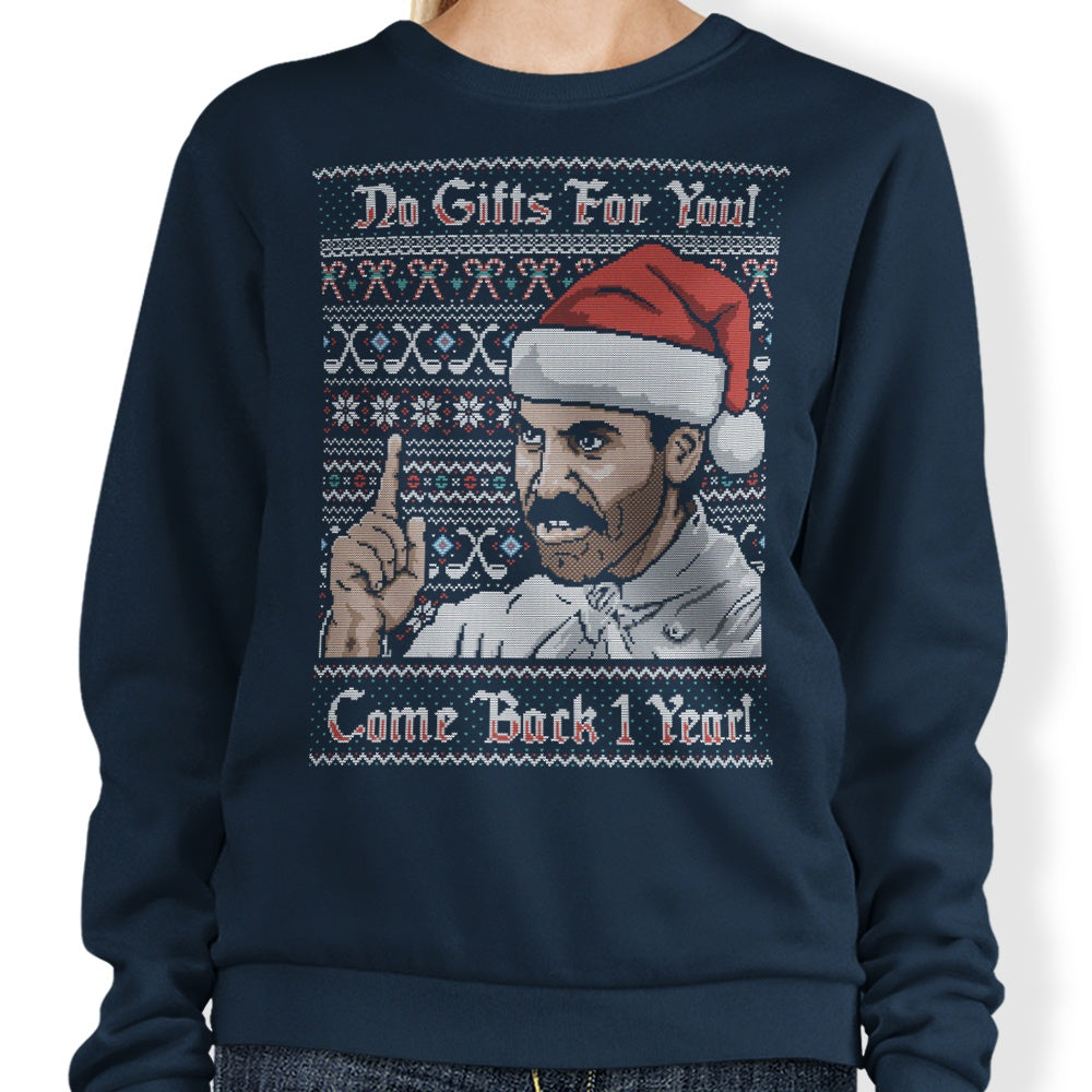CoD Designs Comfortable No Gifts Crewneck Sweatshirt in S - 4XL Sizes