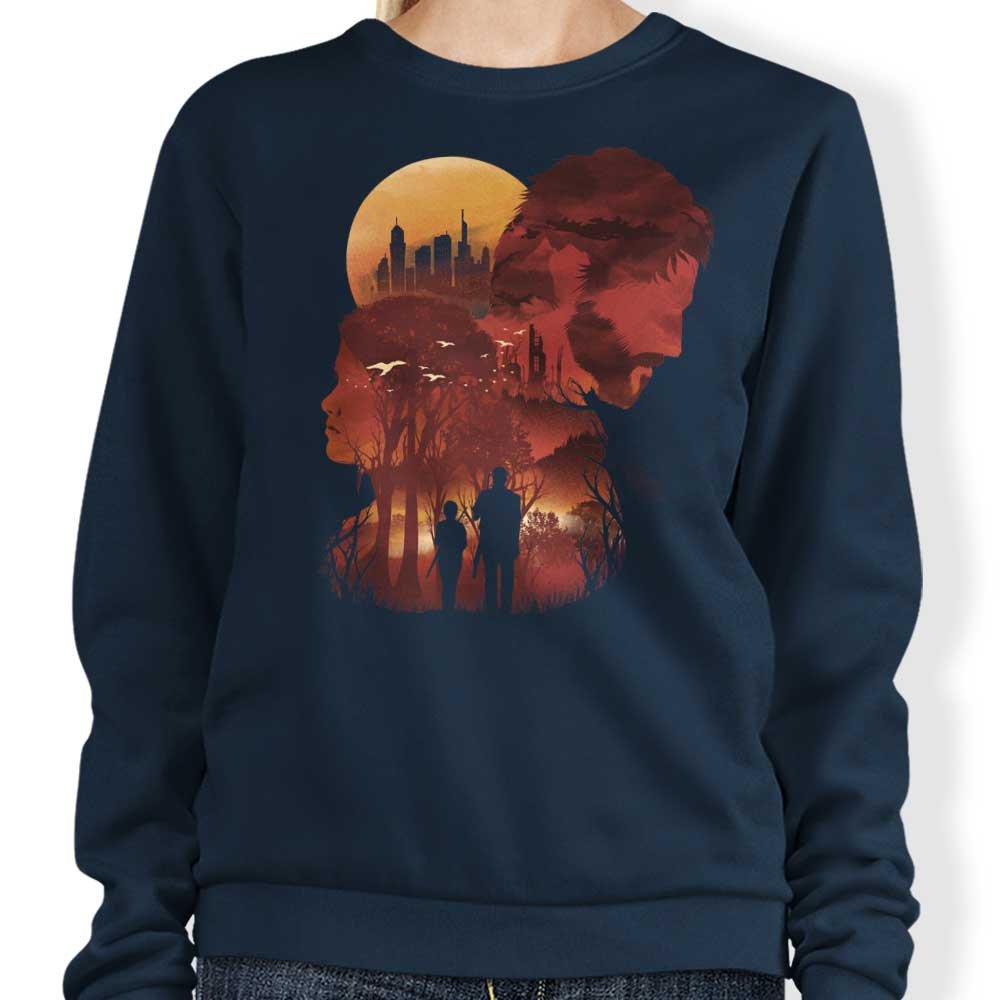 Dandingeroz's Last Silhouette Crewneck Sweatshirt - Comfortable and Durable