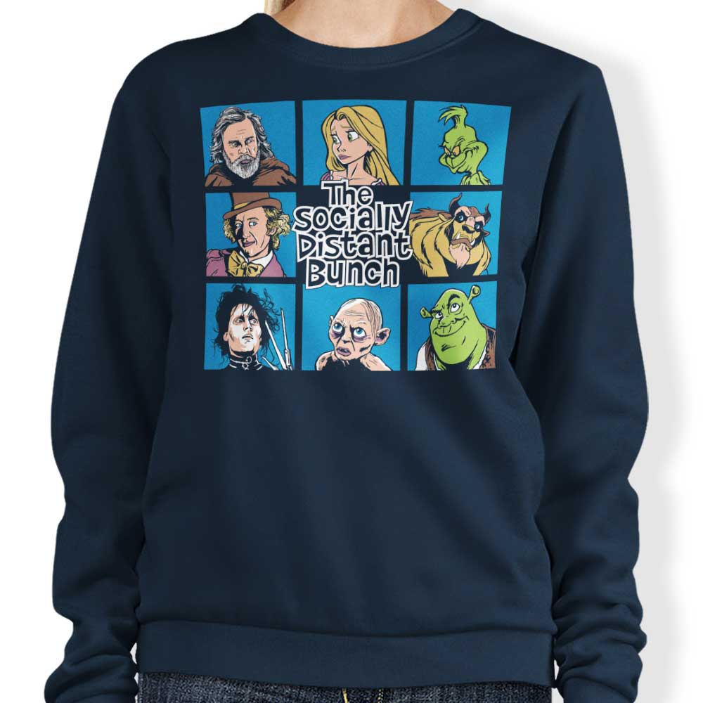 Comfortable Social Distance Bunch Crewneck Sweatshirt in S - 4XL Sizes