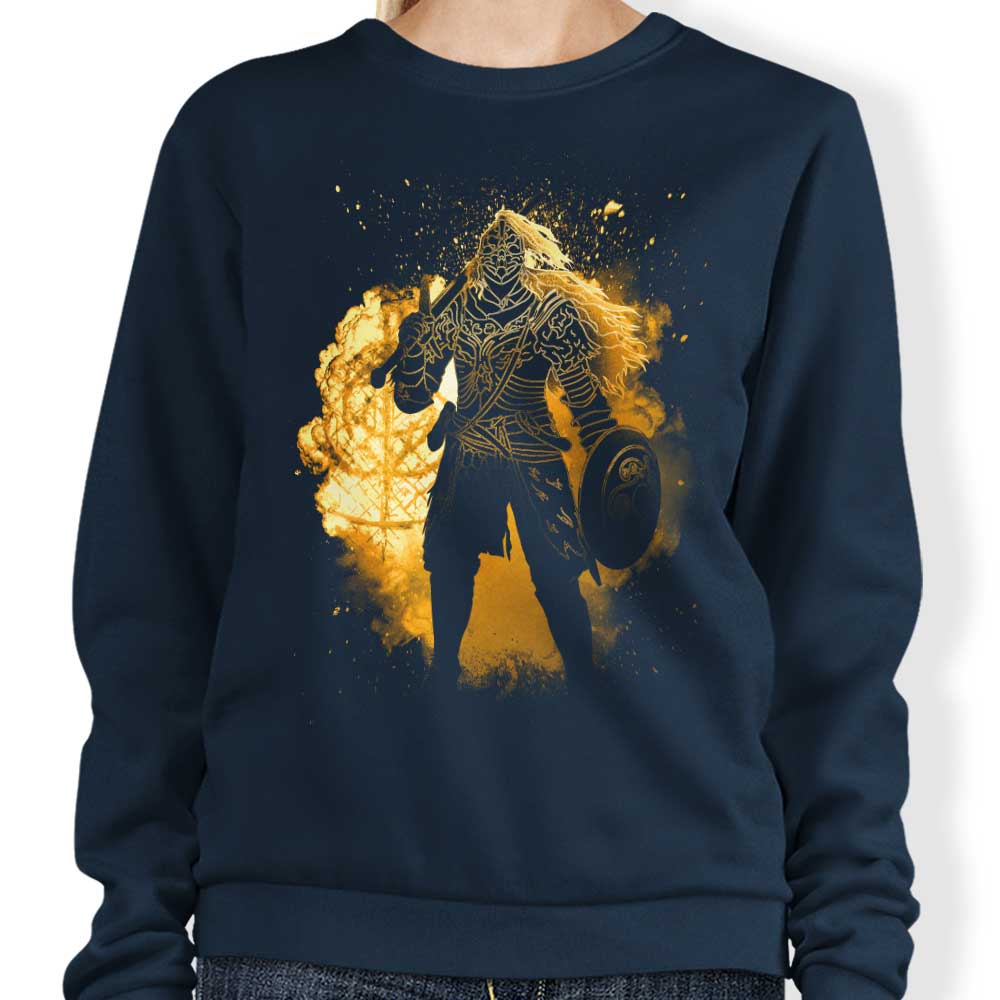 Donnie Illustrations' Golden Lord Soul Crewneck Sweatshirt - Comfortable & Durable