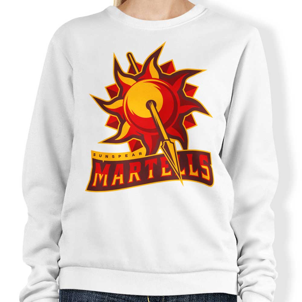 Mitch Ludwig's Go Sunspears Crewneck Sweatshirt - Comfortable in S to 4XL