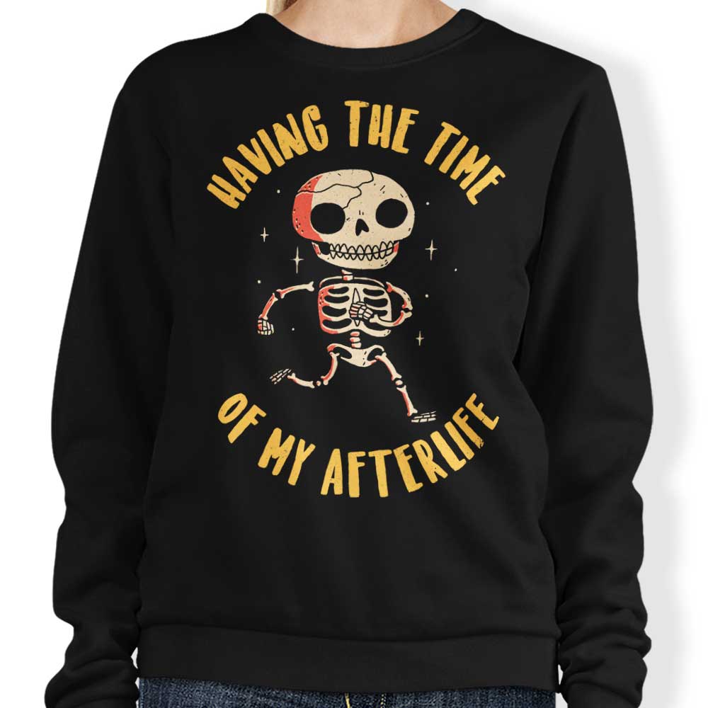 The Time of My Afterlife - Comfortable Crewneck Sweatshirt for All Sizes