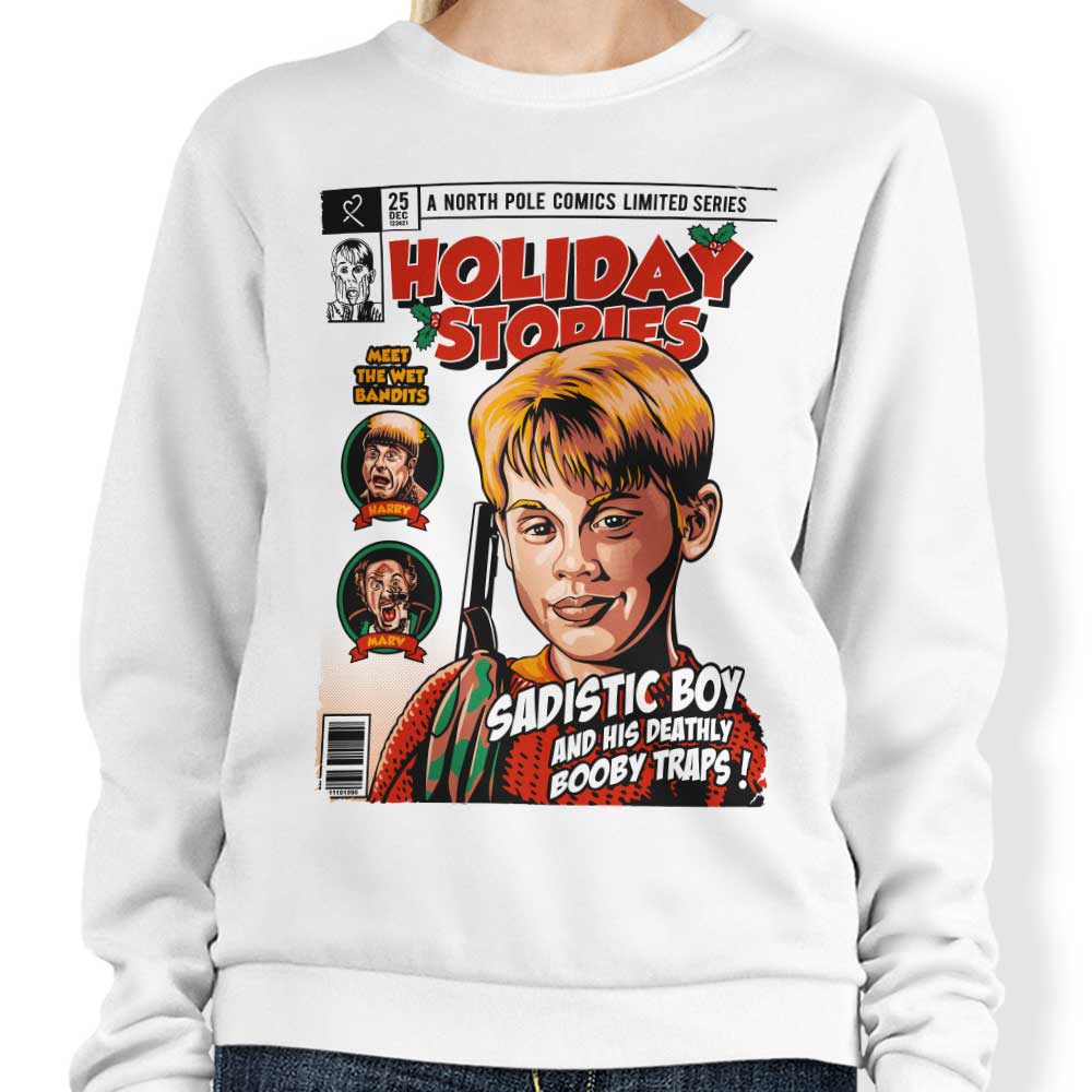 Kevin's Holiday Stories Crewneck Sweatshirt - Comfortable and Durable Apparel