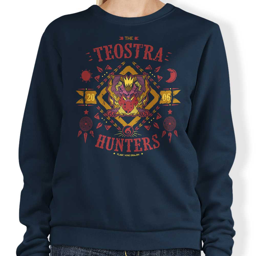 Soulkr's Teostra Hunters Crewneck Sweatshirt - A Must - Have for Hunters' Fans