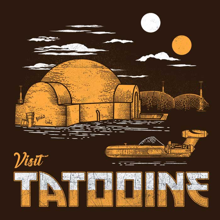 Rocketman's 'Visit Tatooine' Crewneck Sweatshirt for Cosy Wear