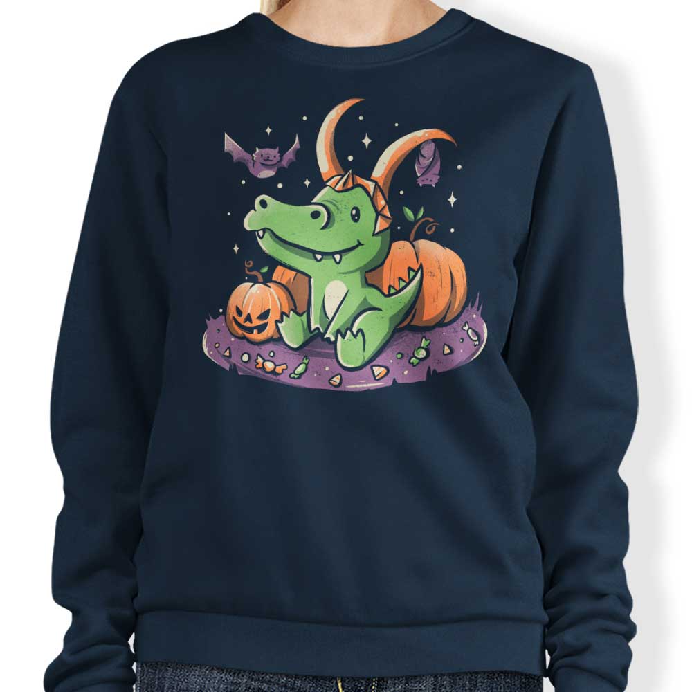 Spooky Alligator Design Crewneck Sweatshirt for All Sizes