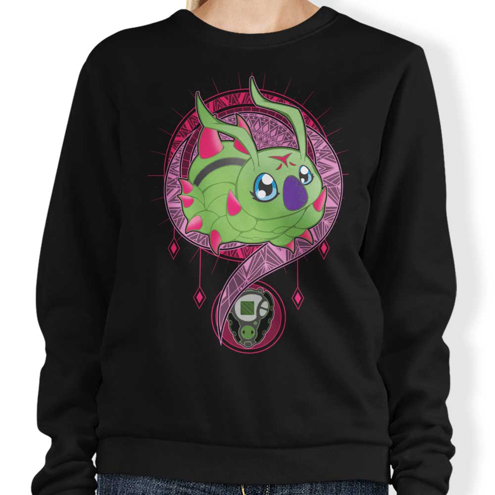 Kindness Crest Crewneck Sweatshirt - A Comfortable Apparel from Chocolate Raisin Fury