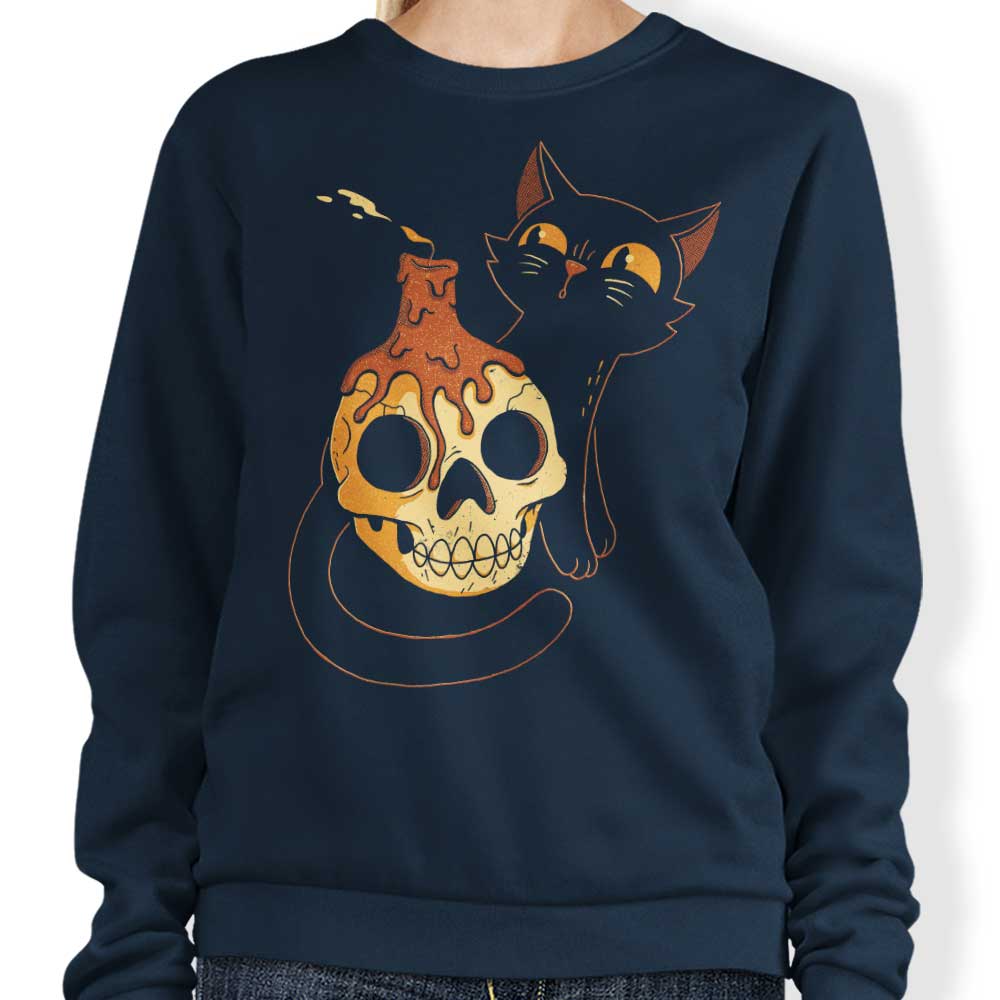DinoMike's Lights Out Crewneck Sweatshirt in S - 4XL Sizes