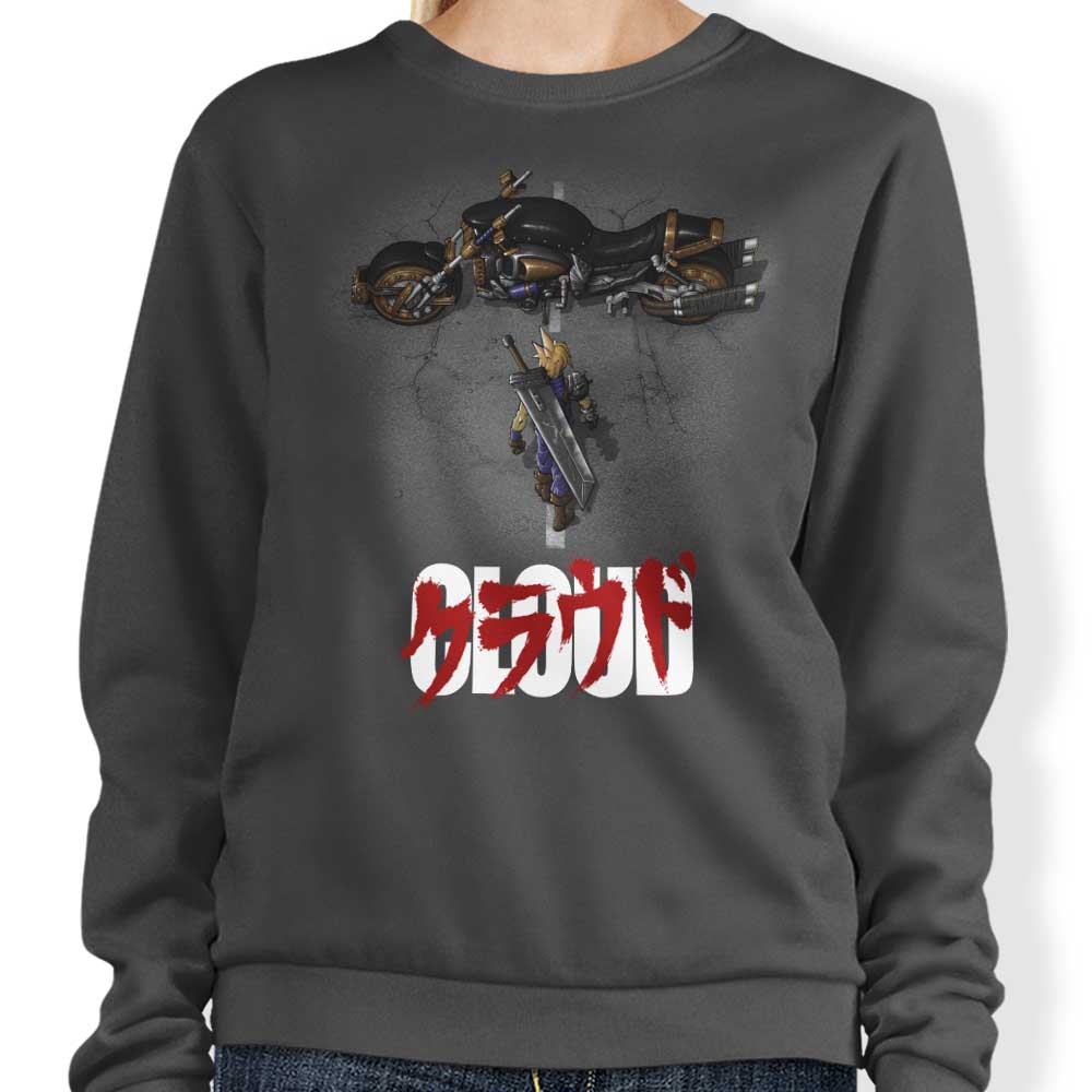 Comfortable 8.5-ounce Cloud Crewneck Sweatshirt by Tony Centeno