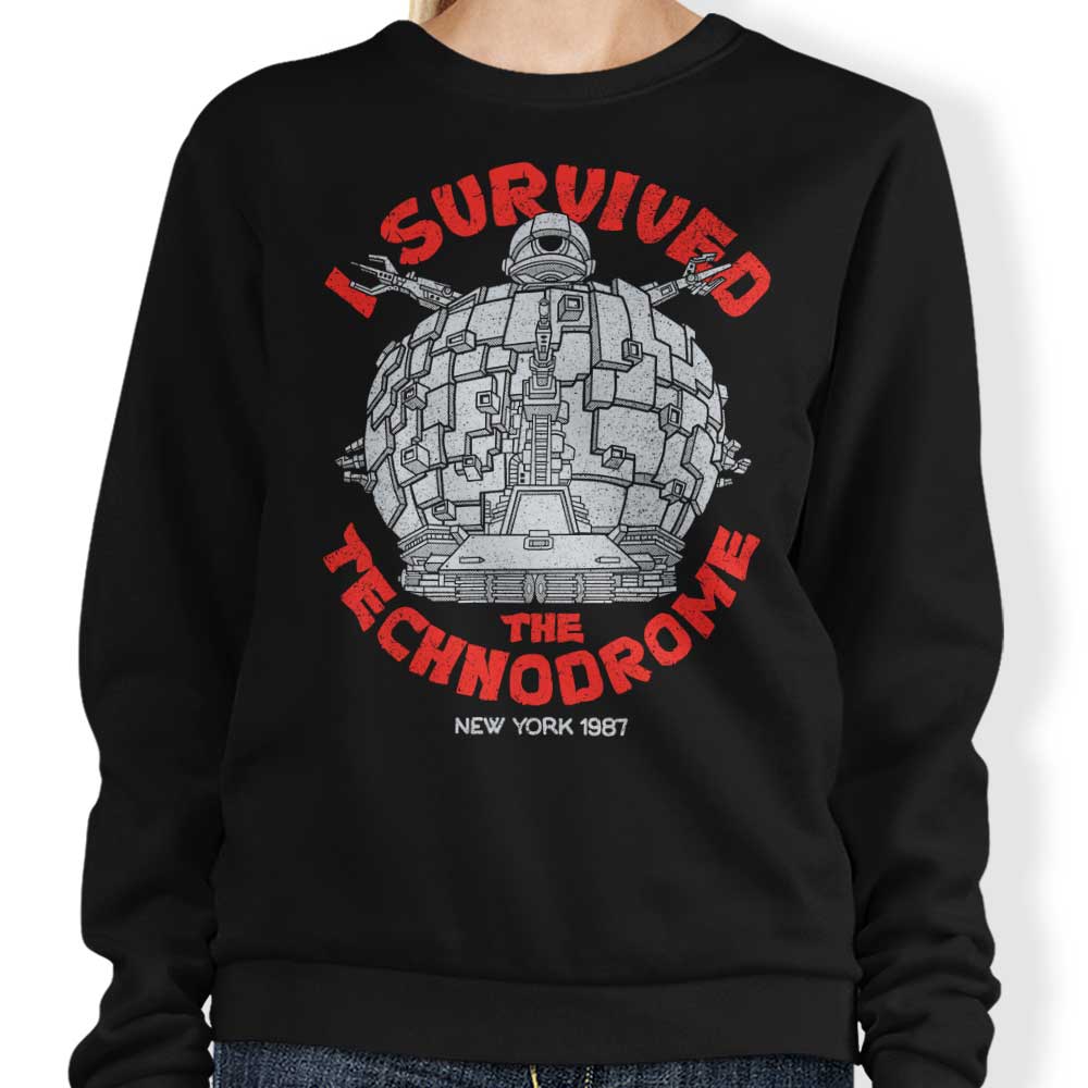 Survive the Technodrome with This Comfortable Crewneck Sweatshirt